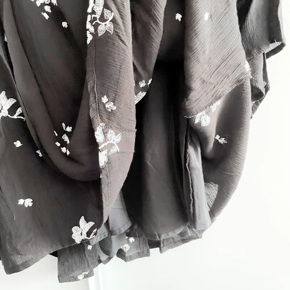 Free People Embroidered Bell Sleeve Dress - Picture 7 of 13